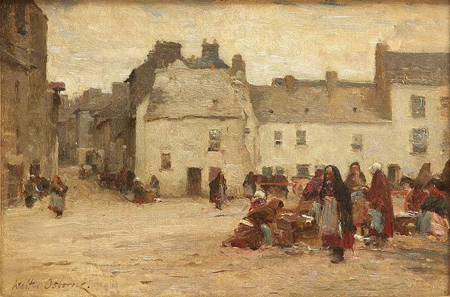 File:Walter Osborne Galway Market Scene.jpg